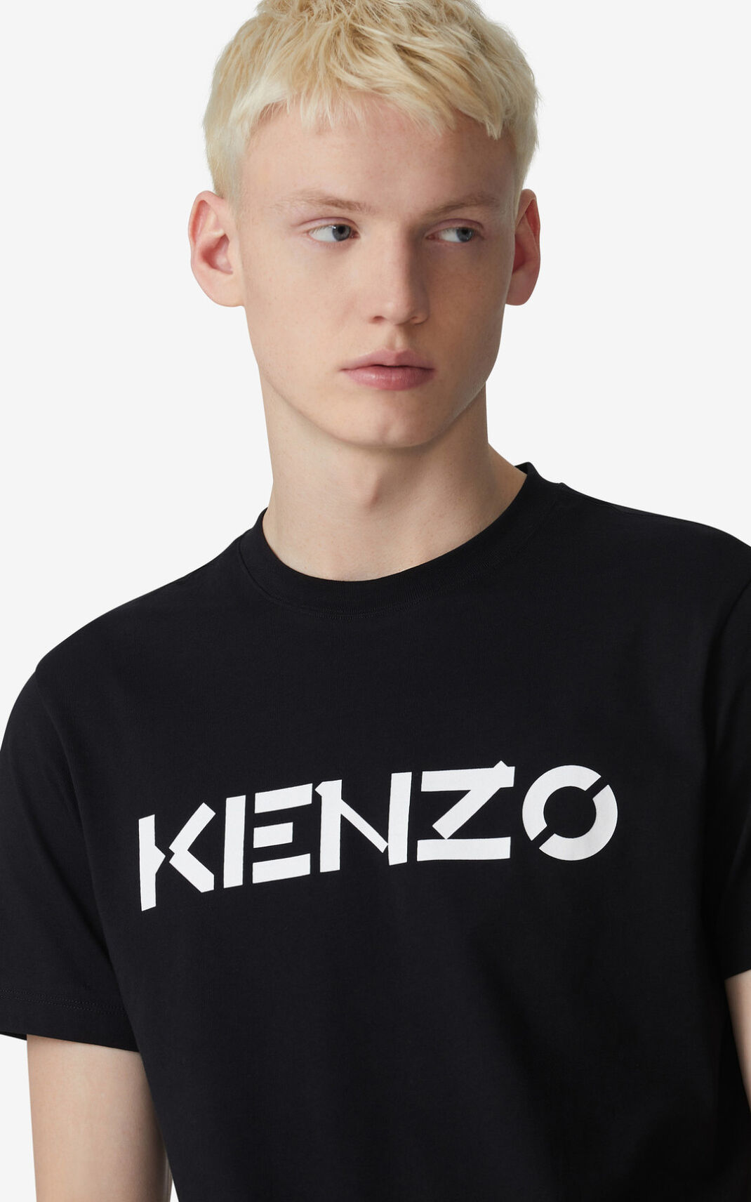 Kenzo Logo T-shirt Heren Zwart | 62094VXZK